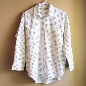 Madewell Penpoint Dot Button Down Shirt
